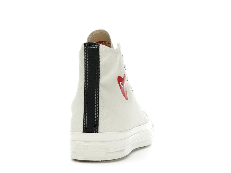 Converse Chuck Taylor All Star 70 Hi Comme des Garcons PLAY Single Heart Milk - Ansicht 29