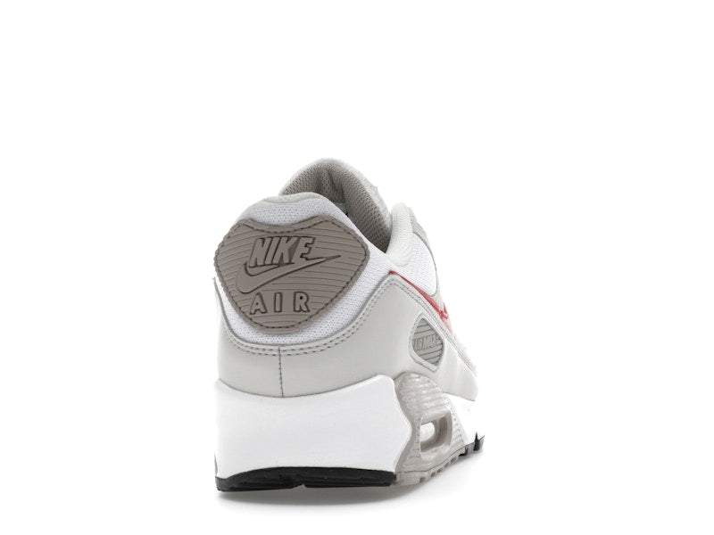 Nike Air Max 90 White College Grey Vast Grey University Red - vue 29