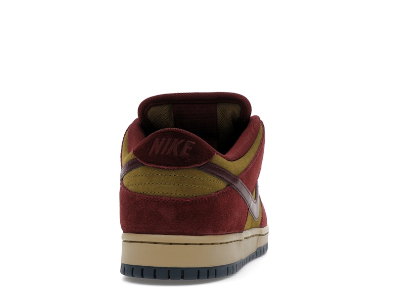 Nike SB Dunk Low Dark Team Red Olive Flak - widok 28