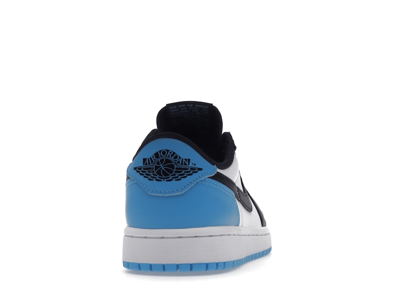 Jordan 1 Retro Low OG Black Dark Powder Blue (Women's) - vue 29