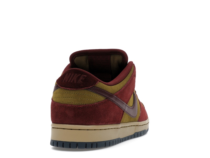Nike SB Dunk Low Dark Team Red Olive Flak - widok 29