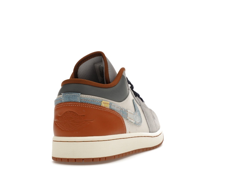 Jordan 1 Low SE Phantom Repaired Denim Swoosh - vue 30