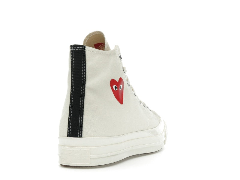 Converse Chuck Taylor All Star 70 Hi Comme des Garcons PLAY Single Heart Milk - Ansicht 30