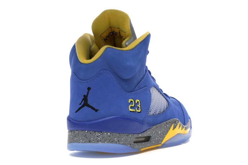 Jordan 5 Retro JSP Laney Varsity Royal - vue 31