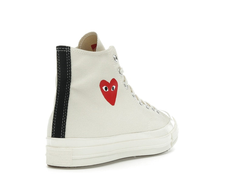 Converse Chuck Taylor All Star 70 Hi Comme des Garcons PLAY Single Heart Milk - Ansicht 31