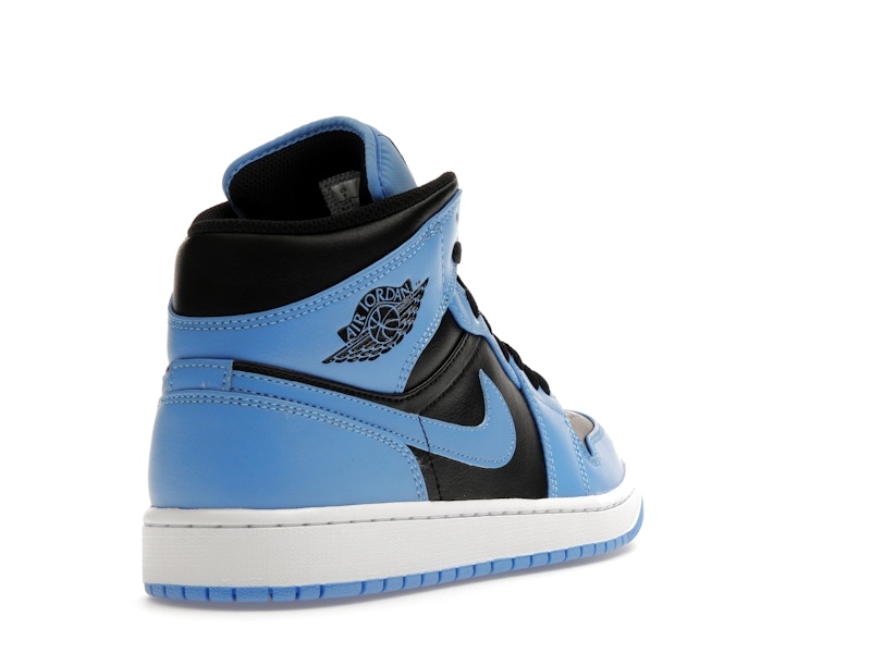 Air Jordan 1 Mid Azul Universitario Negro - vista 30