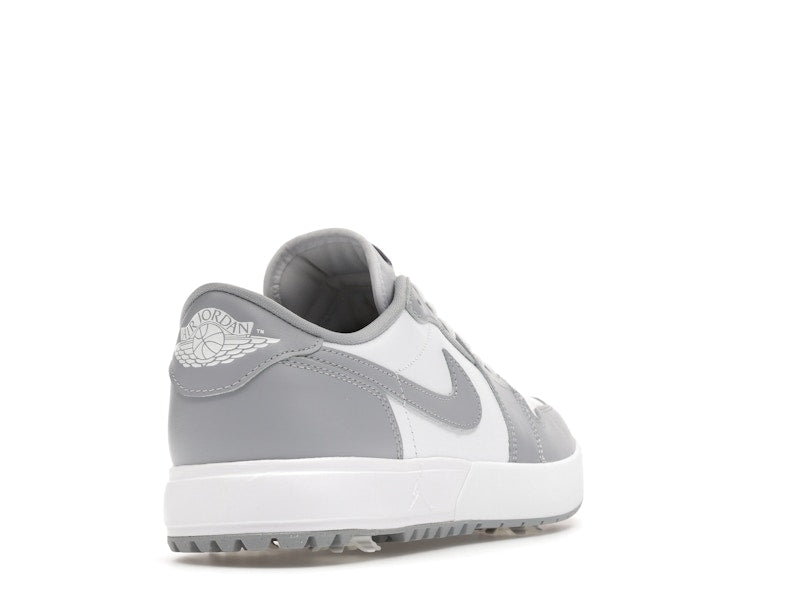 Jordan 1 Low Golf Spiked Wolf Grey White - vue 31
