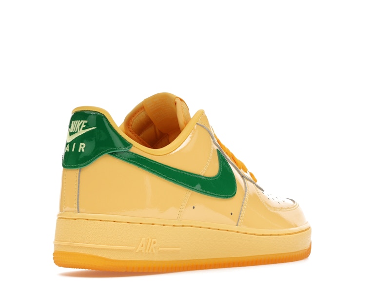 Nike Air Force 1 Low Patent Leather Topaz Gold Pine Green - Ansicht 32