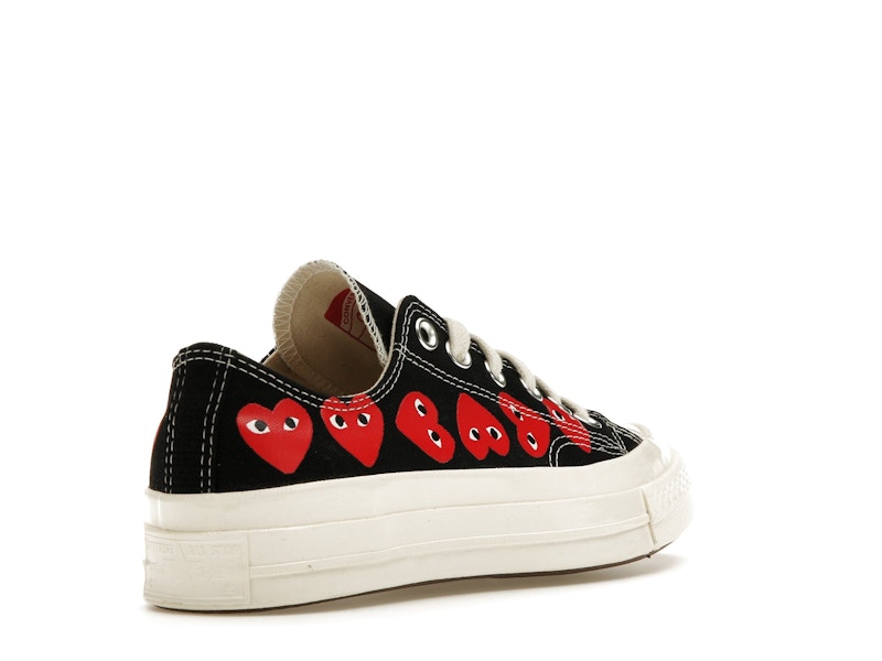 Converse Chuck Taylor All Star 70 Ox Comme des Garcons PLAY Multi-Heart Black - widok 31