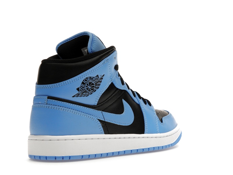 Air Jordan 1 Mid Azul Universitario Negro - vista 31