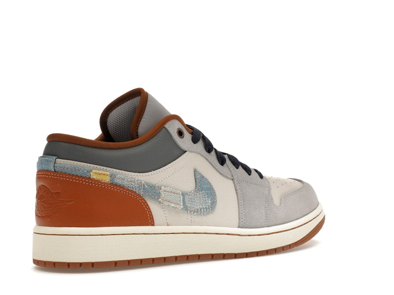 Jordan 1 Low SE Phantom Repaired Denim Swoosh - vue 33