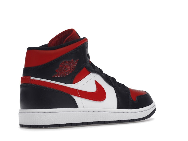 Air Jordan 1 Mid White Black Red (2022) - visning 32