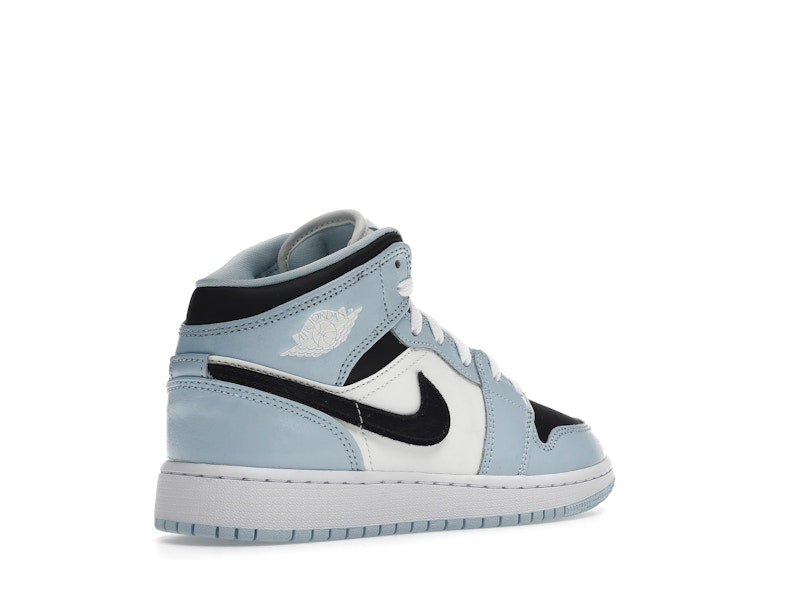 Air Jordan 1 Mid Azul Hielo (GS) - vista 32