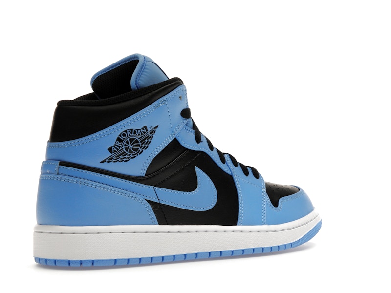 Air Jordan 1 Mid Azul Universitario Negro - vista 32