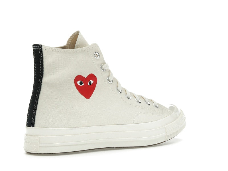 Converse Chuck Taylor All Star 70 Hi Comme des Garcons PLAY Single Heart Milk - Ansicht 33