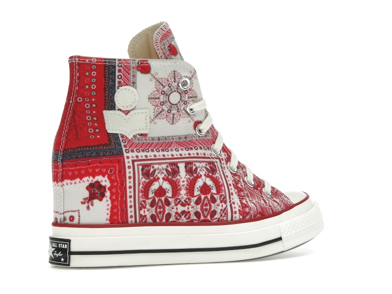 Converse Chuck 70 Internal Wedge Hi Isabel Marant Vanilla Ice Red (Women's) - vue 34