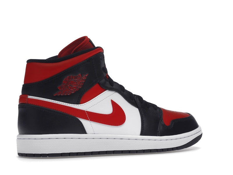 Air Jordan 1 Mid White Black Red (2022) - visning 33