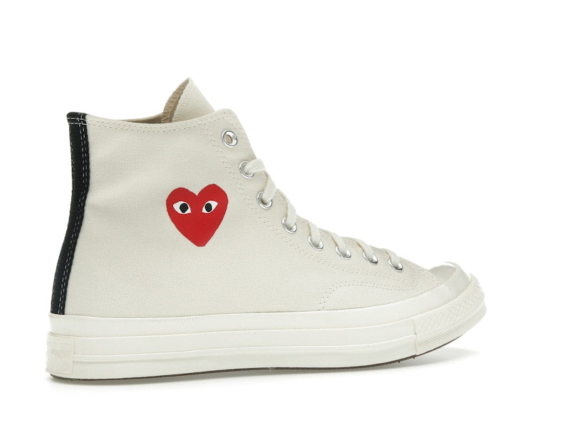 Converse Chuck Taylor All Star 70 Hi Comme des Garcons PLAY Single Heart Milk - Ansicht 34