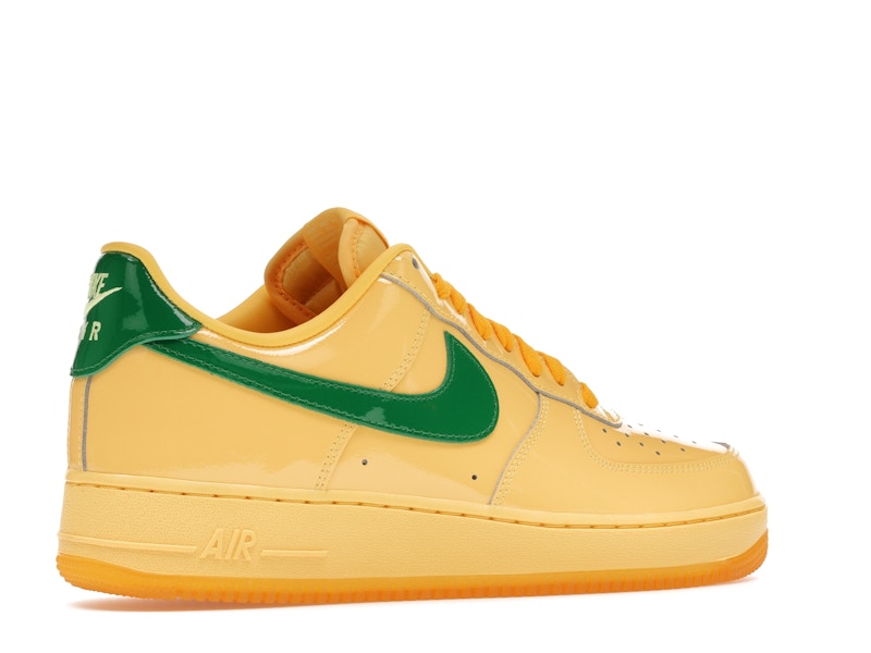 Nike Air Force 1 Low Patent Leather Topaz Gold Pine Green - Ansicht 34