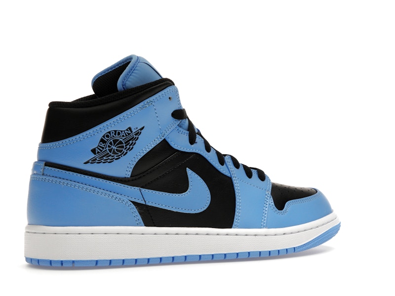 Air Jordan 1 Mid Azul Universitario Negro - vista 33