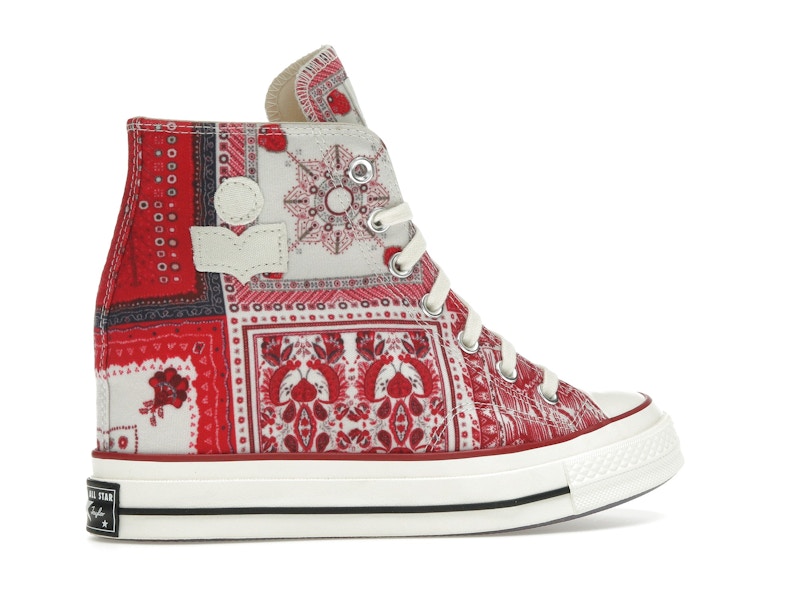Converse Chuck 70 Internal Wedge Hi Isabel Marant Vanilla Ice Red (Women's) - vue 35
