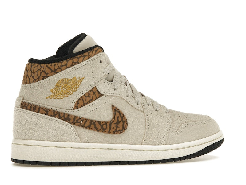Air Jordan 1 Mid SE Brown Elephant - vue 34