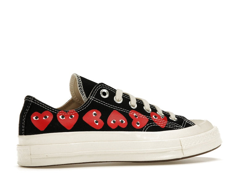 Converse Chuck Taylor All Star 70 Ox Comme des Garcons PLAY Multi-Heart Black - widok 34