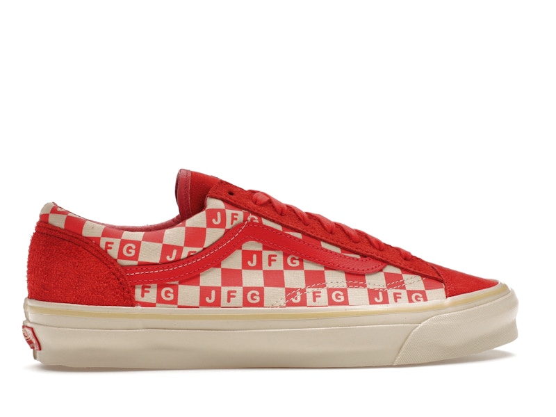 Vans Vault OG Style 36 LX Joe Freshgoods The Honeymoon Stage Red - view 36