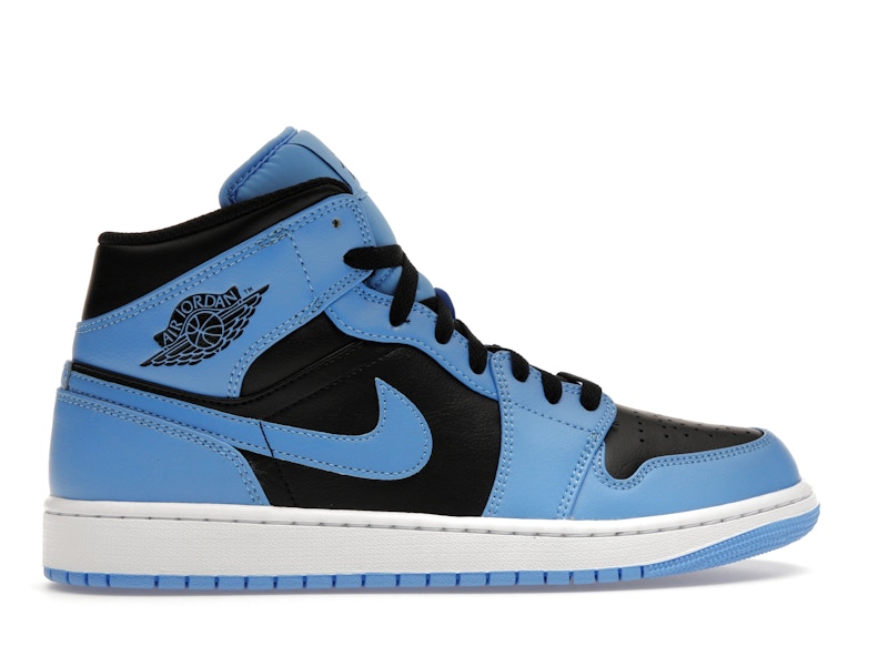 Air Jordan 1 Mid Azul Universitario Negro - vista 35