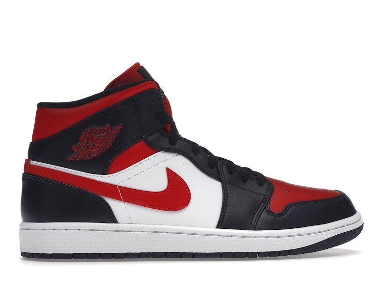 Air Jordan 1 Mid White Black Red (2022) - visning 35