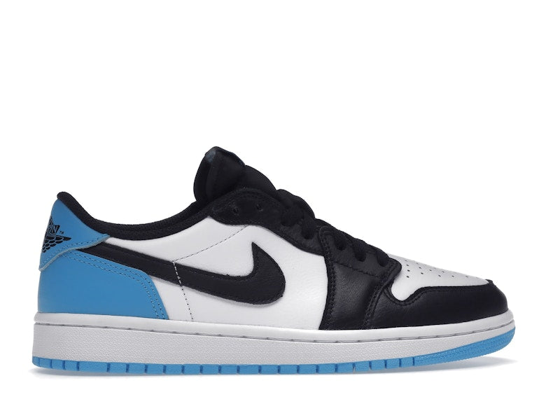 Jordan 1 Retro Low OG Black Dark Powder Blue (Women's) - vue 36
