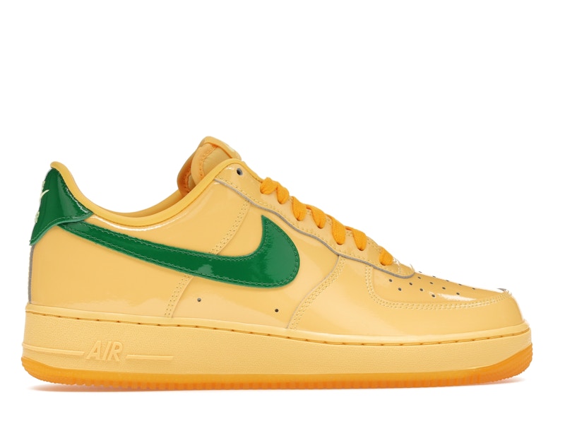 Nike Air Force 1 Low Patent Leather Topaz Gold Pine Green - Ansicht 36