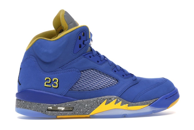Jordan 5 Retro JSP Laney Varsity Royal - vue 36