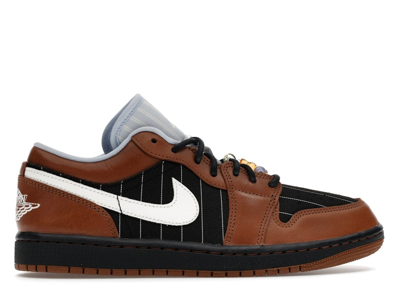 Jordan 1 Low SE Black Sail Light British Tan - vue 36