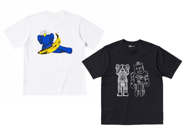 KAWS x Uniqlo Warhol UT Graphic 476351 T-shirt Black