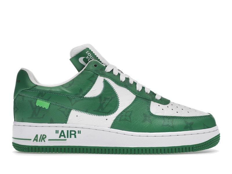 Louis Vuitton Nike Air Force 1 Low By Virgil Abloh White Green - Ansicht 1