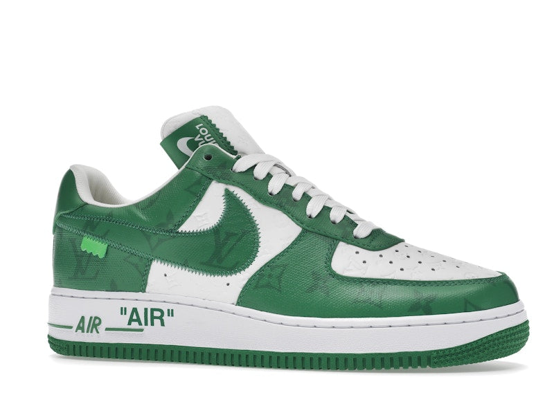 Louis Vuitton Nike Air Force 1 Low By Virgil Abloh White Green - Ansicht 3