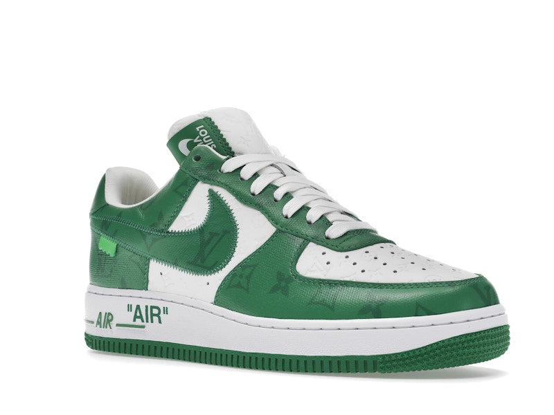 Louis Vuitton Nike Air Force 1 Low By Virgil Abloh White Green - Ansicht 5
