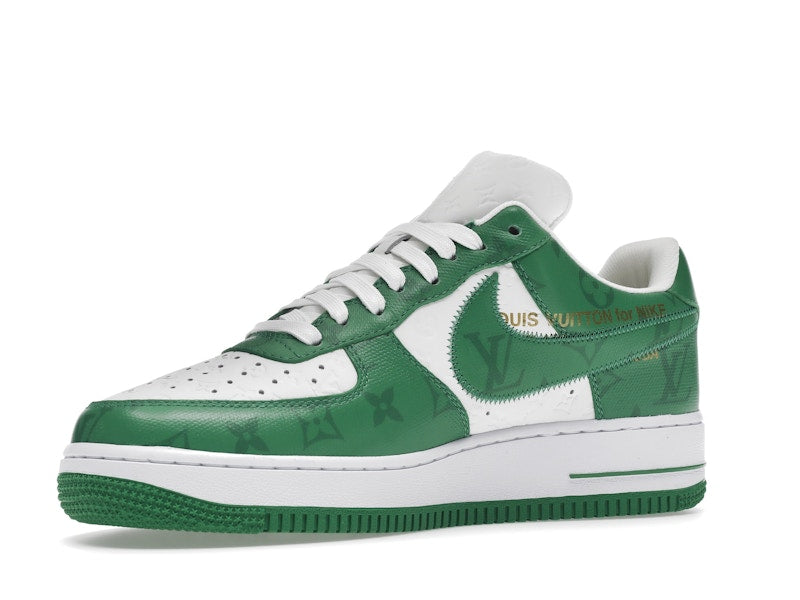 Louis Vuitton Nike Air Force 1 Low By Virgil Abloh White Green - Ansicht 16