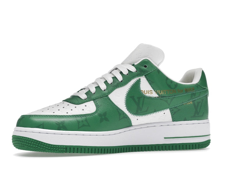 Louis Vuitton Nike Air Force 1 Low By Virgil Abloh White Green - Ansicht 17