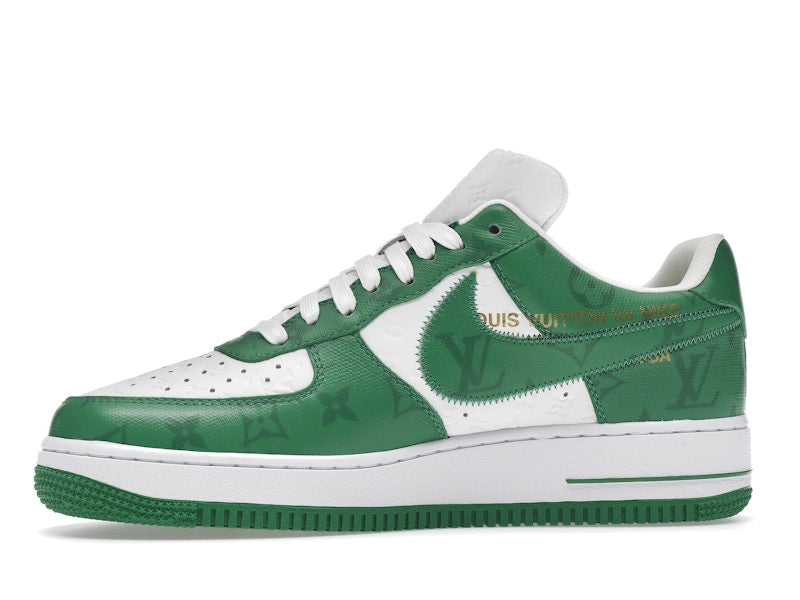 Louis Vuitton Nike Air Force 1 Low By Virgil Abloh White Green - Ansicht 18