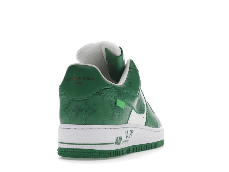Louis Vuitton Nike Air Force 1 Low By Virgil Abloh White Green - Ansicht 30