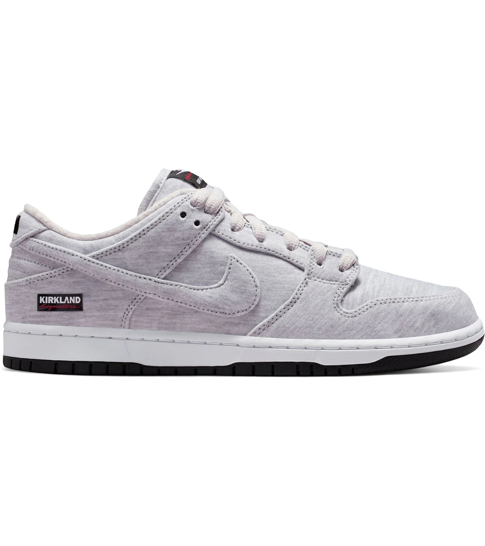 Nike SB Dunk Low Pro QS Kirkland Signature - Grey Fog/Grey Fog/Black/Gym Red/White/Varsity Royal - IF0673-001