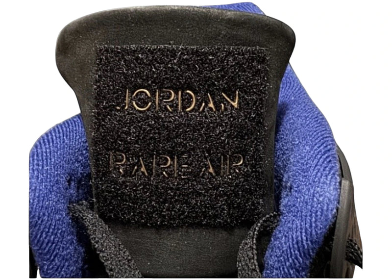 Air Jordan 4 Retro Rare Air Gold Lettering - Black/Fire Red/Deep Royal Blue/Dark Smoke Grey/Tech Grey - (Gold) FV5029-003 - 37