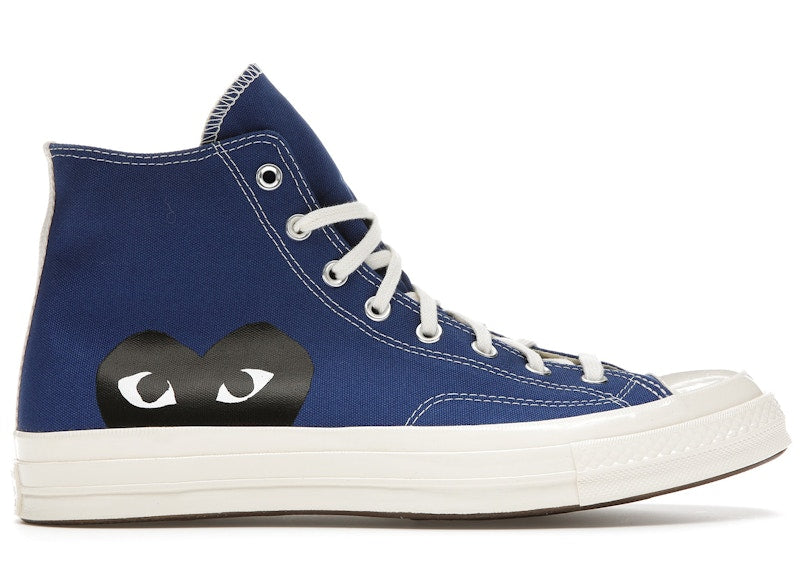 Converse Chuck Taylor All Star 70 Hi Comme des Garcons PLAY Blue Quartz - Blue Quartz/Egret/Black - 171846C/A08794C