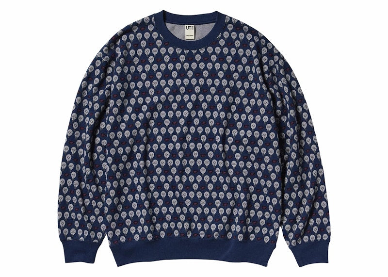 KAWS x Uniqlo Warhol Graphic 477201 Sweatshirt Navy - CU2649-477