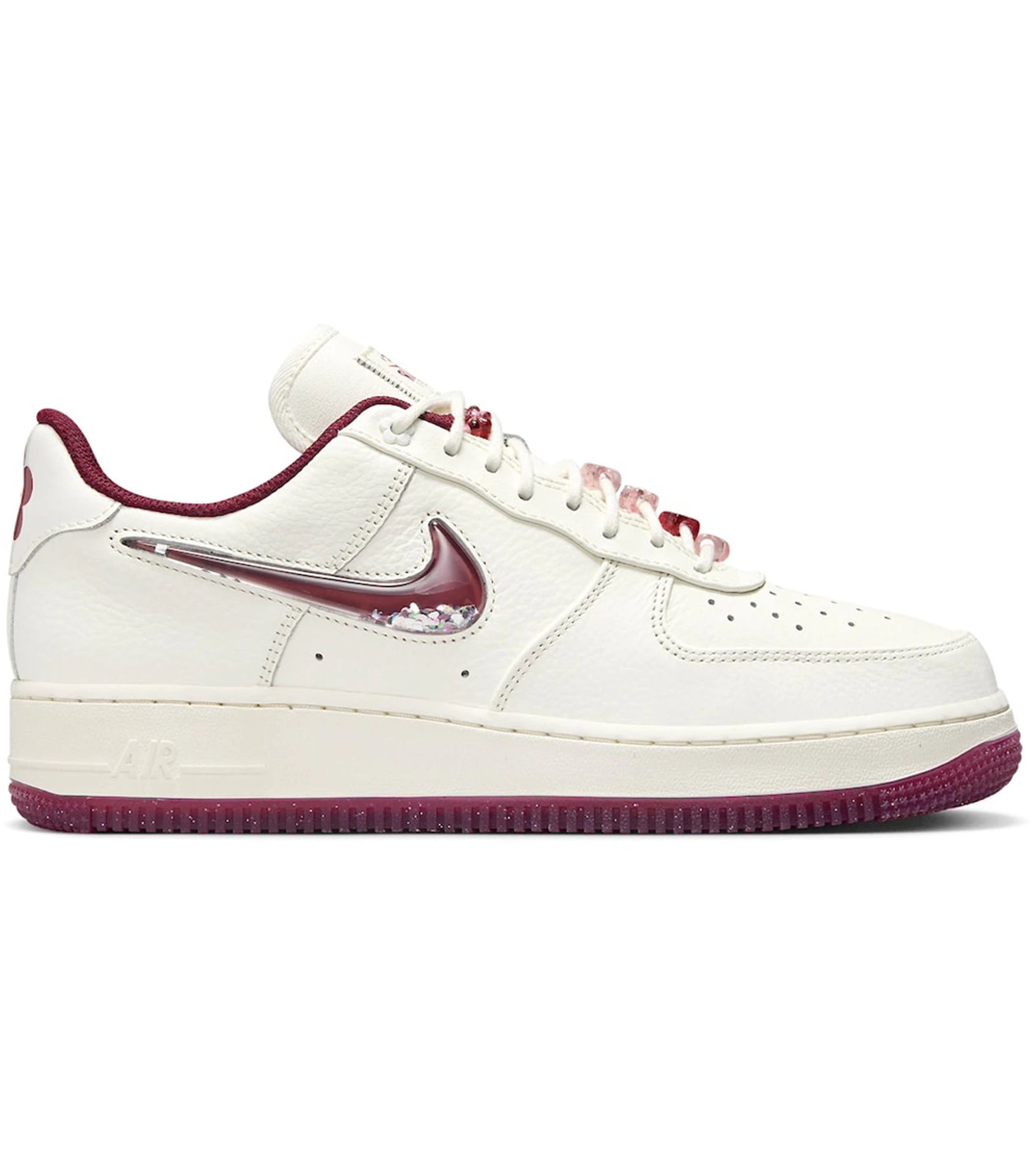 Nike Air Force 1 Low 07 SE PRM Valentines Day (2024) - Sail/Team Red-Medium Soft Pink-Gym Red - FZ5068-161