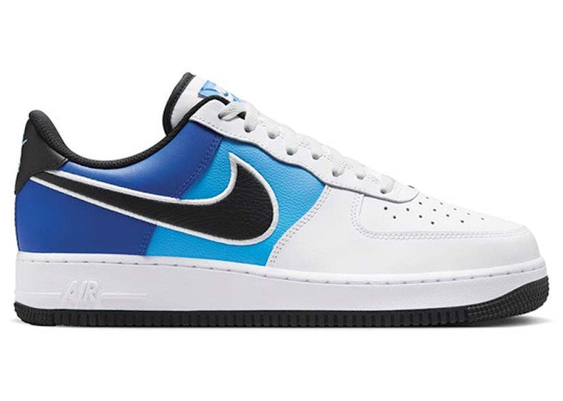 Nike Air Force 1 Low Basketball Hangtag - White/Black/Blue - HQ3823-100