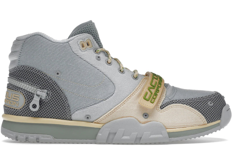 Nike Air Trainer 1 SP Travis Scott Grey Haze - Grey Haze/Olive Aura-Canvas - DR7515-001 - 36