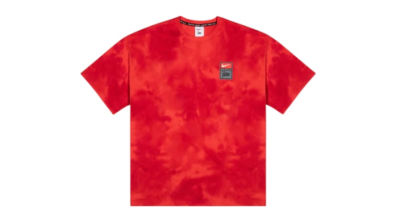 Nike x Patta NRG GX Washed T-shirt (Asia Sizing) Rush Red/University Red/Gym Red